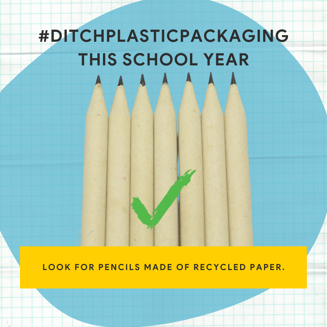 pencils made from recycled paper