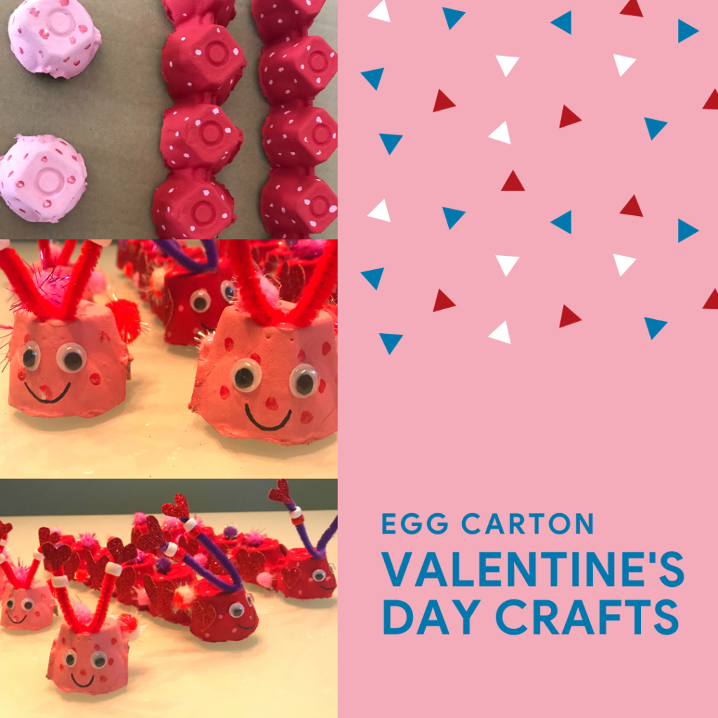 42 Egg Carton Valentine's Day crafts