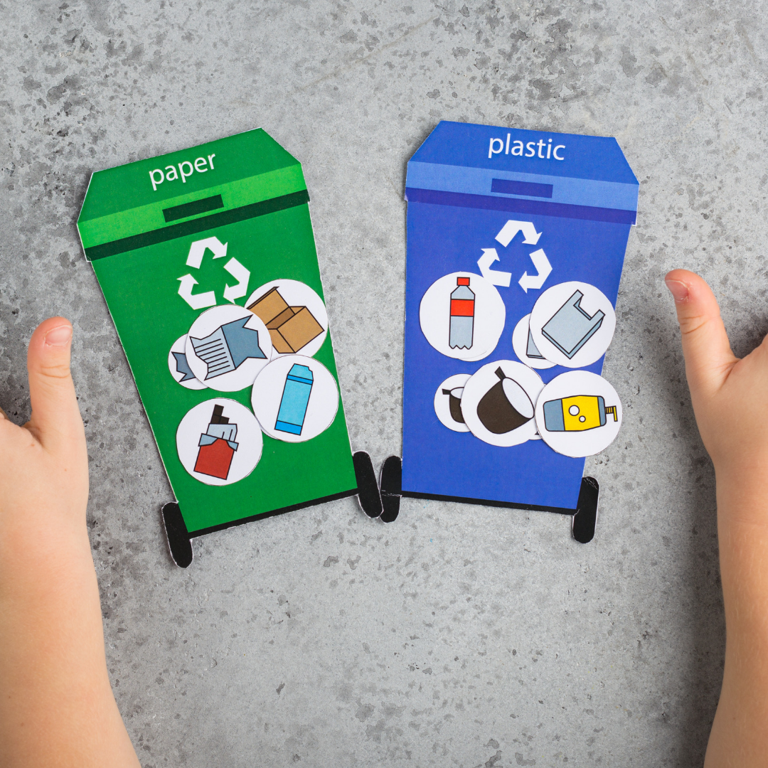 51 recycling bins cutouts