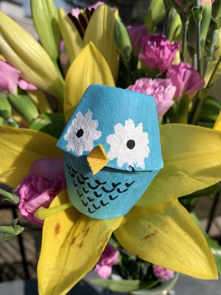 owl egg carton craft