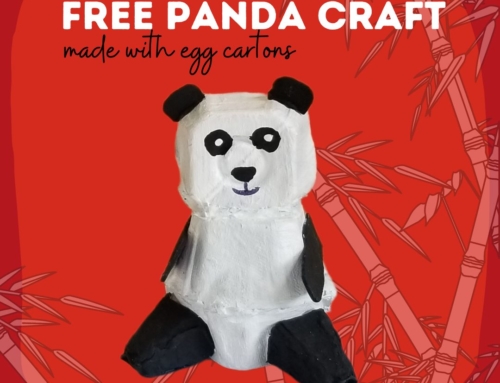 Easy Egg Carton Panda Craft With Free Downloadable Instructions